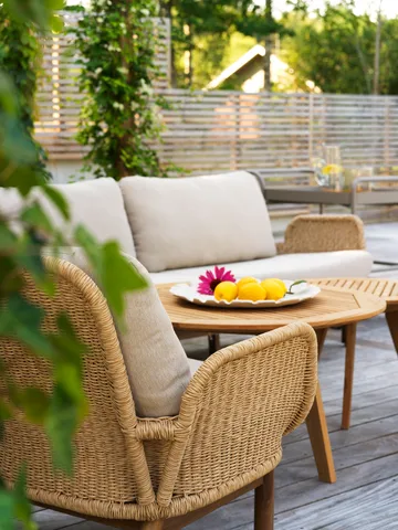 Lily soffa - Twist straw-plush wheat, 2,5-sits - Brafab