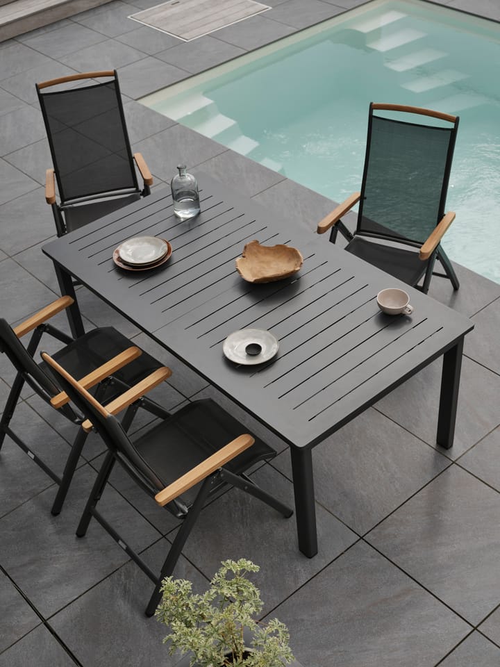 Lomma förlängningsbart matbord, Anthracite 194-312 cm Brafab