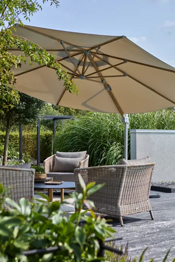 Luzzi parasoll frihängande - Khaki - Brafab