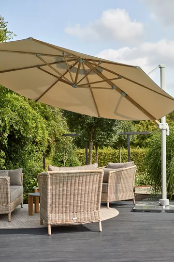 Luzzi parasoll frihängande - Khaki - Brafab