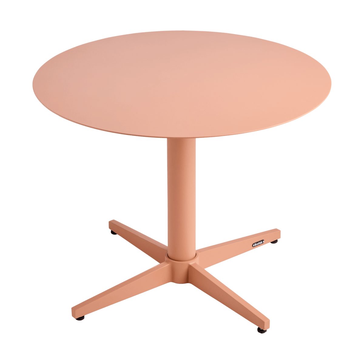 Brafab Mill soffbord Peach, Medium 60 cm | Skandinavisk Design | Trädgårdsbord | Röd