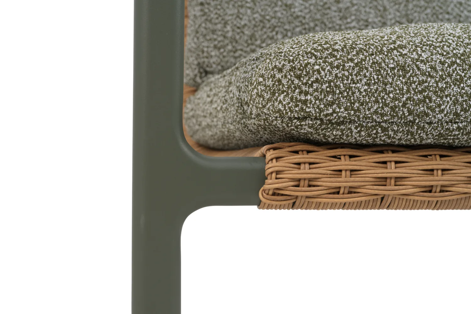 Motty fåtölj, Nordic green-teddy verde Brafab