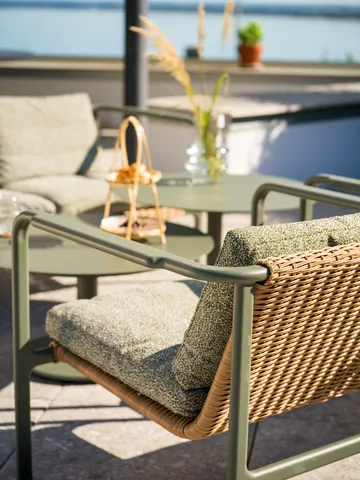 Motty fåtölj - Nordic green-teddy verde - Brafab