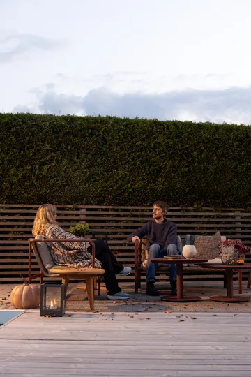 Motty fåtölj - Zin red-teddy beige - Brafab