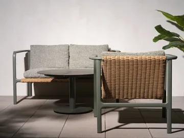 Motty soffa - Nordic green-teddy verde, 2-sits - Brafab