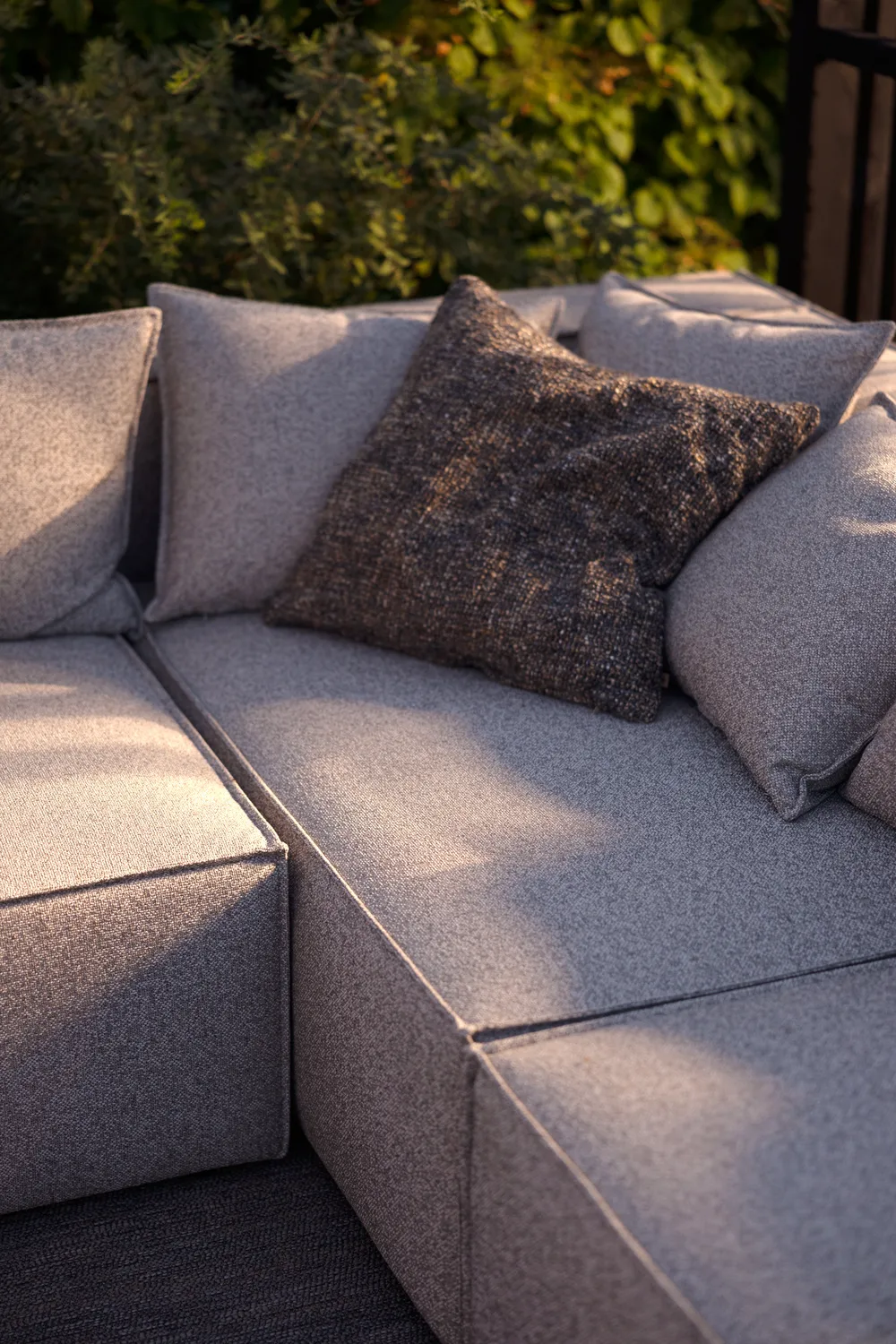 Muki soffmodul, Light taupe, avslut höger Brafab