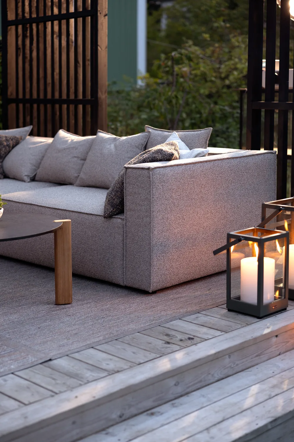 Muki soffmodul, Light taupe, avslut vänster Brafab