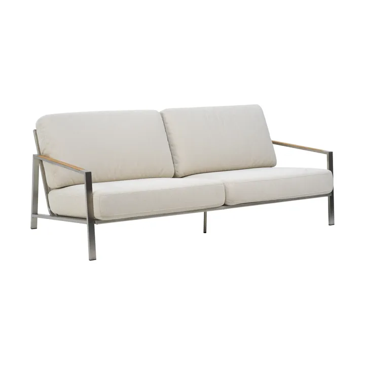 Naos soffa - Stainless Steel-dot beige, 2,5-sits - Brafab