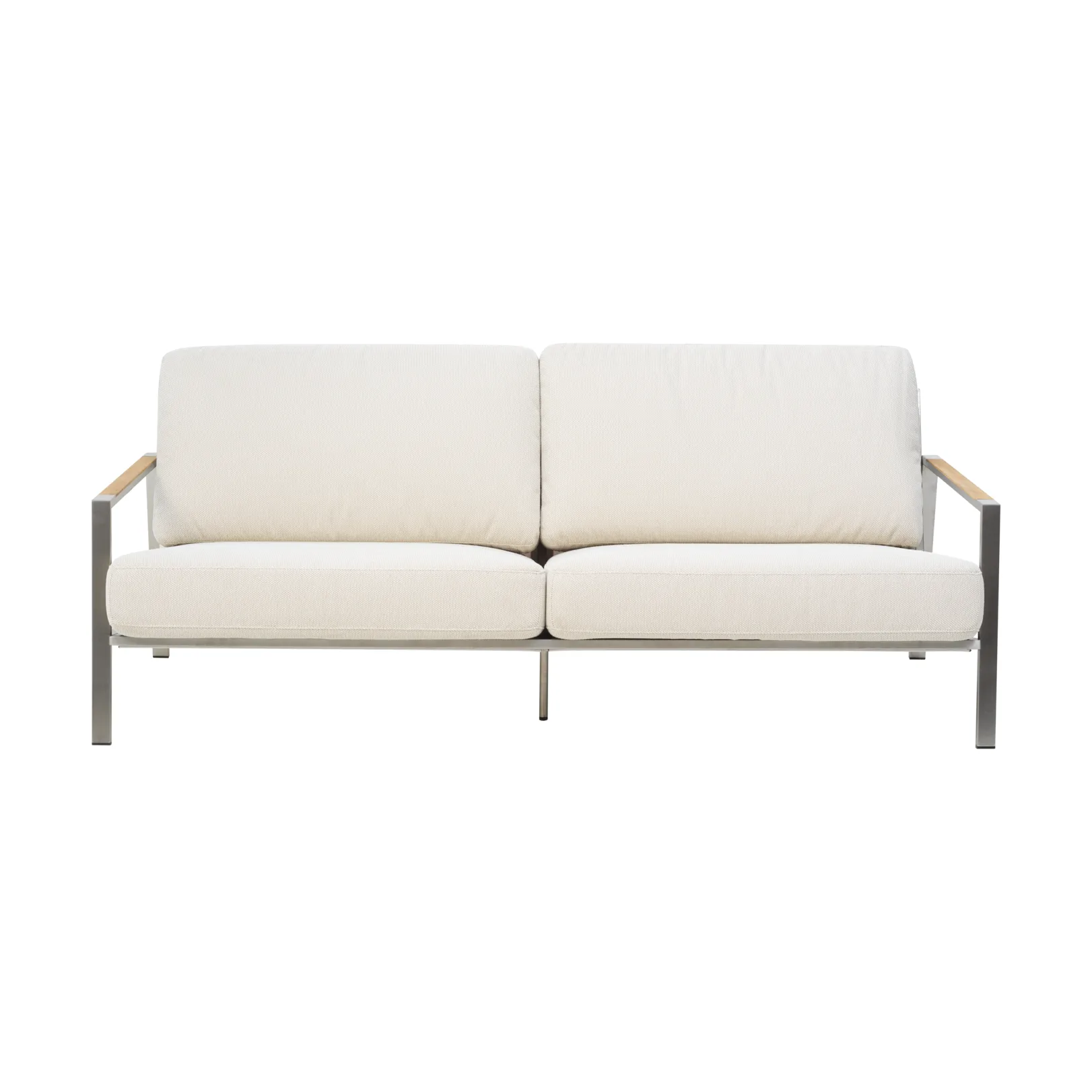 Naos soffa, Stainless Steel-dot beige, 2,5-sits Brafab