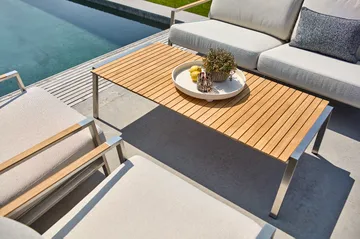 Naos soffa - Stainless Steel-dot beige, 2,5-sits - Brafab