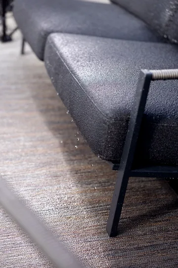 Naos soffa - Svart-teddy black, 2,5-sits - Brafab