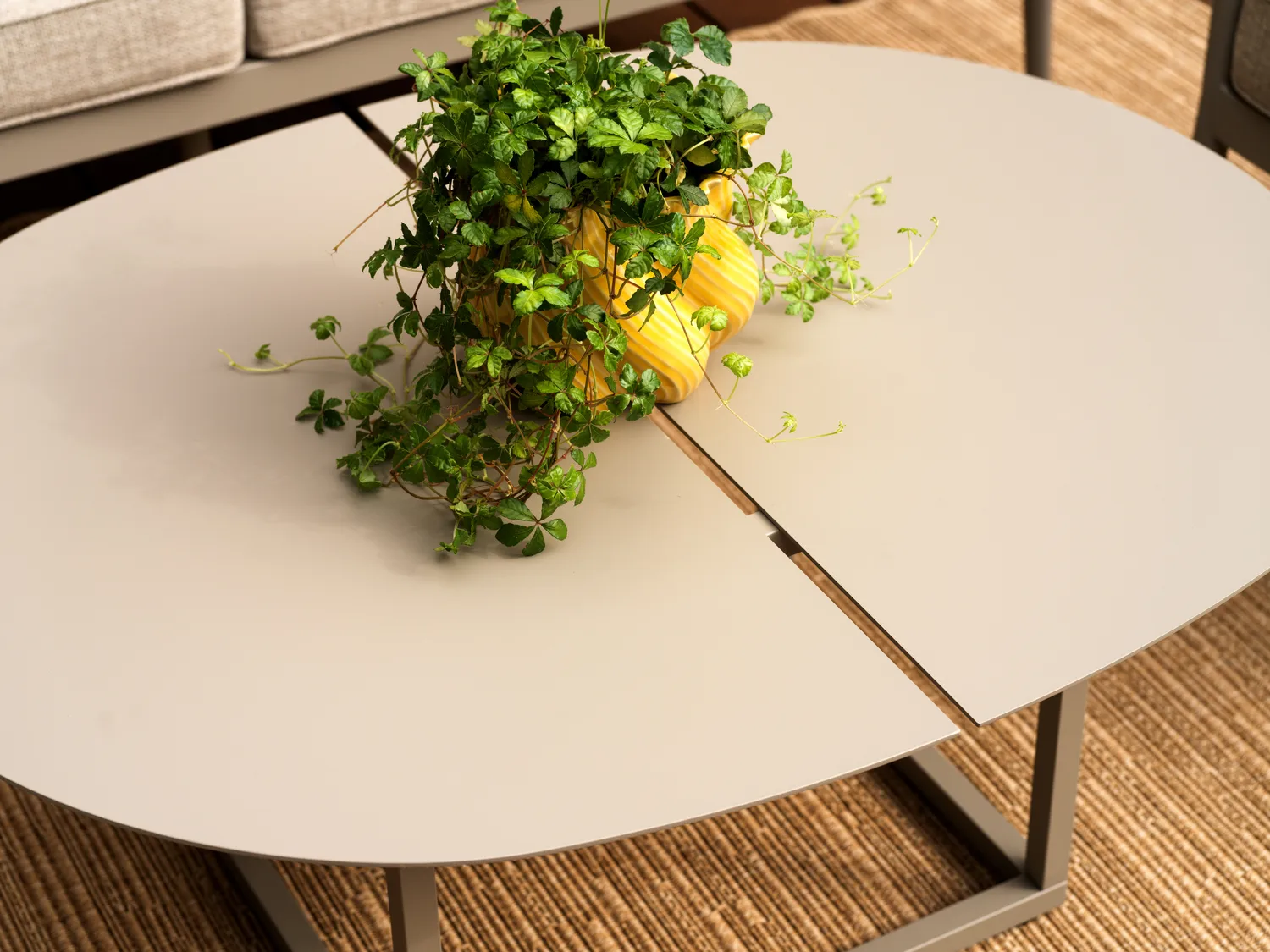 Olive soffbord, Khaki, 110x80 cm Brafab