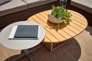 Olive soffbord - Khaki-bambu, 110x80 cm - Brafab