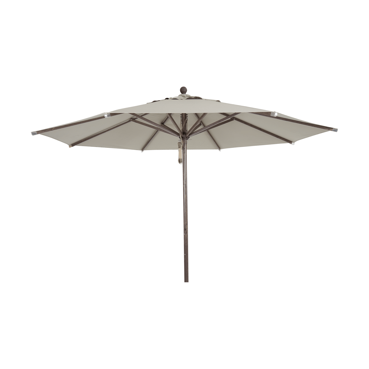 Brafab Paliano parasoll Brun-taupe 300 cm | Skandinavisk Design | Parasoll & parasollfötter | Brun