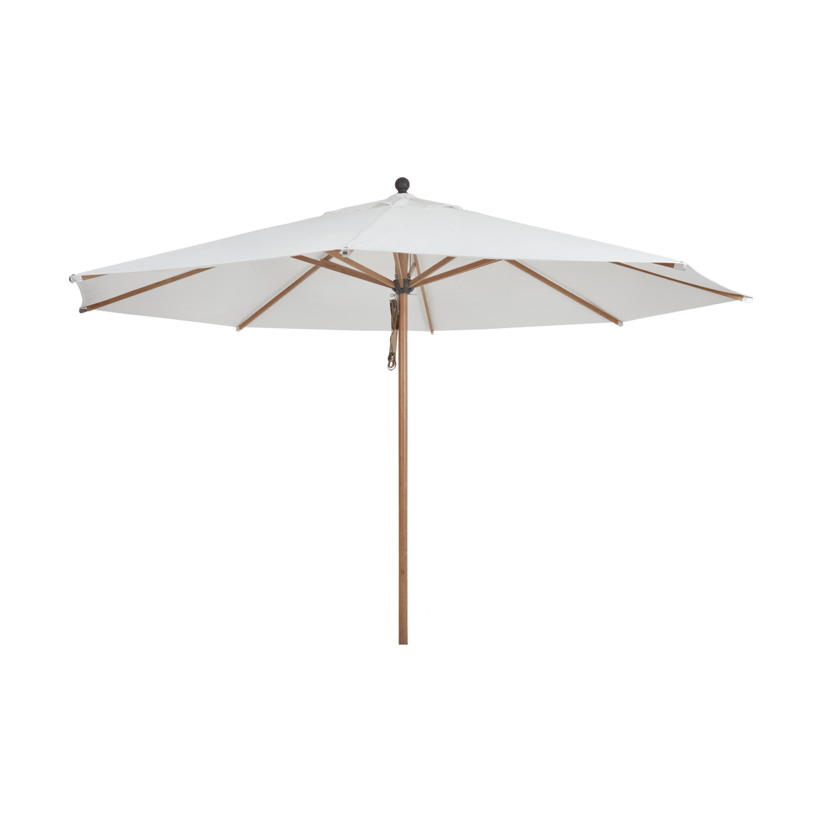 Brafab Paliano parasoll Natur-vit 350 cm | Skandinavisk Design | Parasoll & parasollfötter | Brun