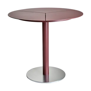Peace Bistro cafébord Ø80 cm Zin red - Brafab