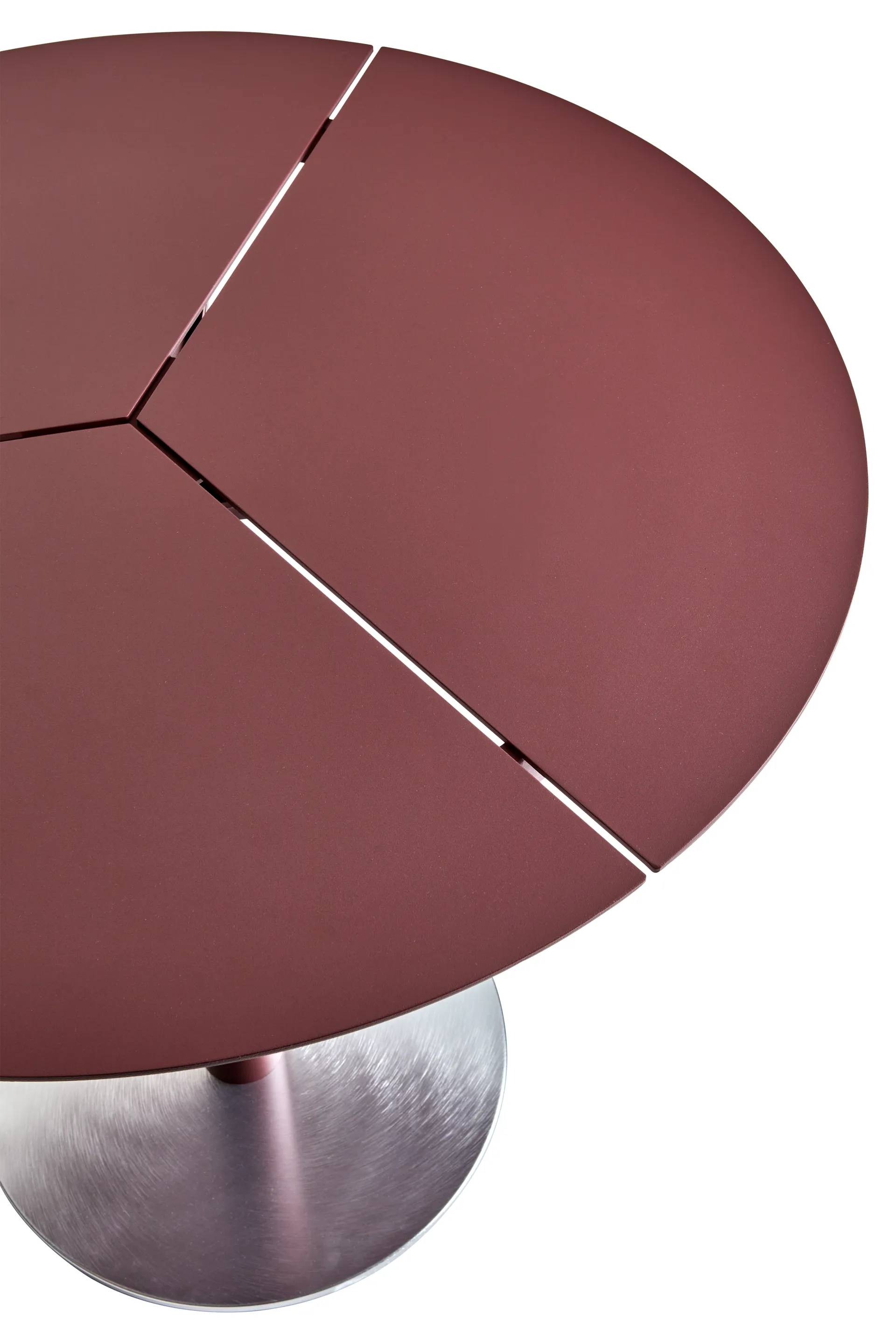 Peace Bistro cafébord Ø80 cm Zin red Brafab