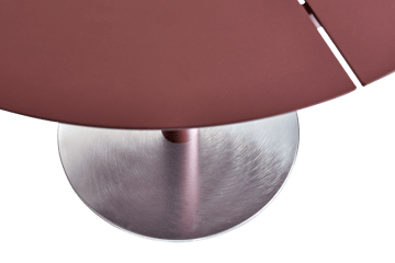 Peace Bistro cafébord Ø80 cm - Zin red - undefined - Brafab