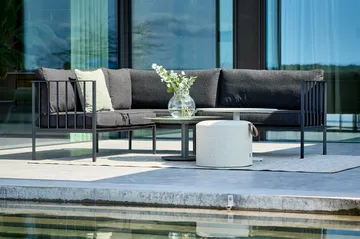 Peace soffbord - Nordic green, Ø80x40 cm - Brafab