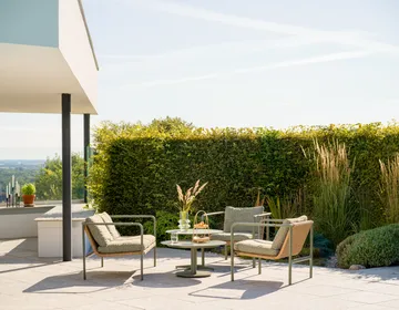 Peace soffbord - Nordic green, Ø80x46 cm - Brafab