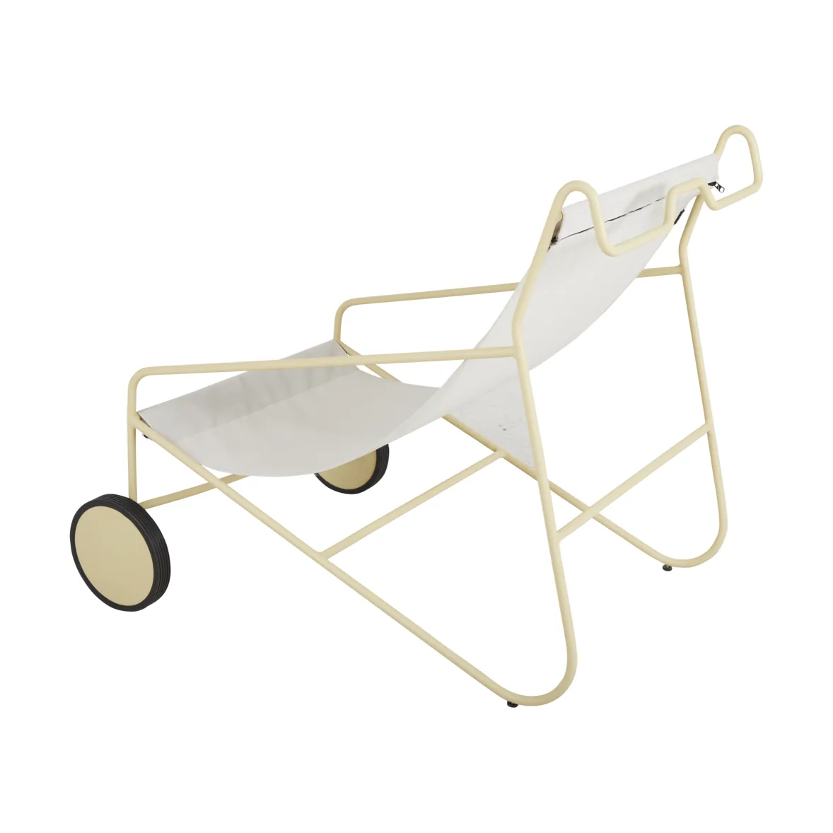 Poul Chair loungefåtölj, Lemon-off white Brafab