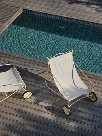 Poul Chair loungefåtölj - Lemon-off white - Brafab