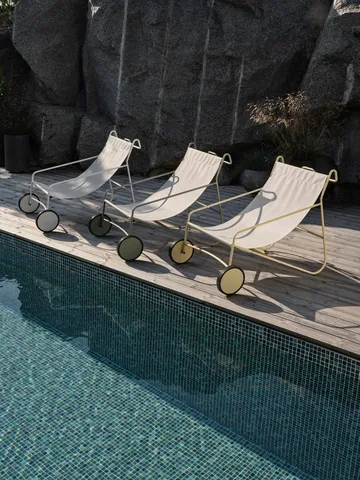 Poul Chair loungefåtölj - Lemon-off white - Brafab