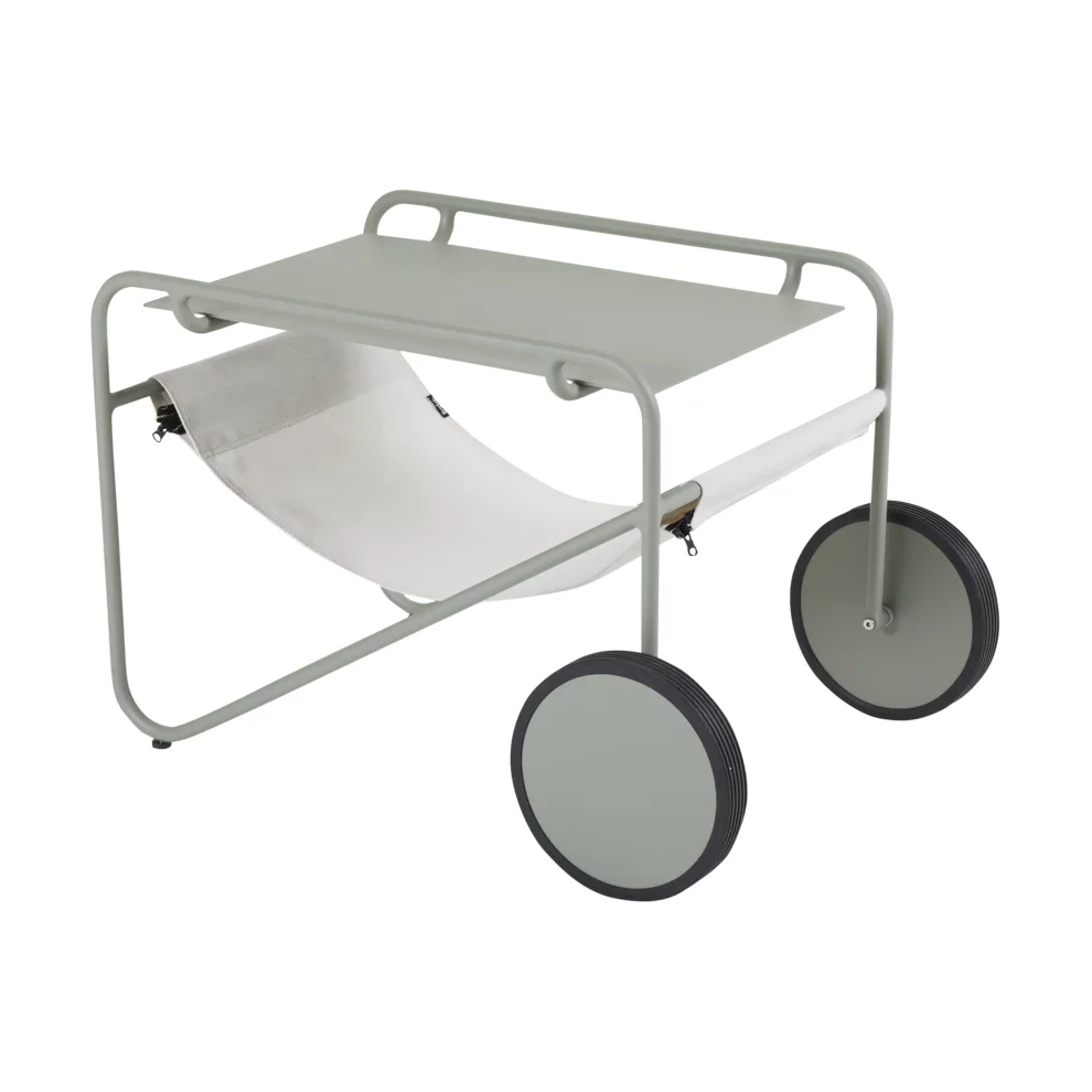 Poul Table sidobord, Dusty green-off white, 72x44 cm Brafab