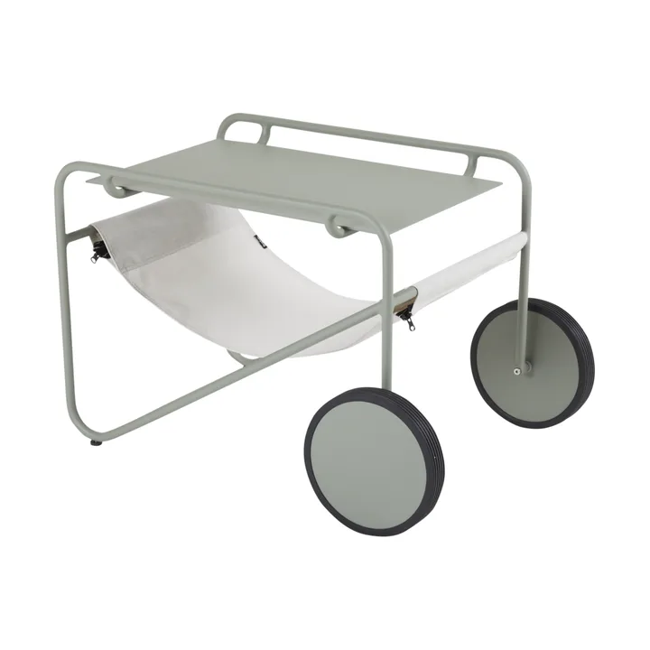 Poul Table sidobord - Dusty green-off white, 72x44 cm - Brafab