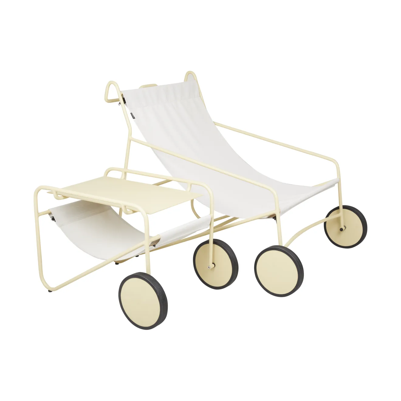 Poul Table sidobord, Lemon-off white, 72x44 cm Brafab