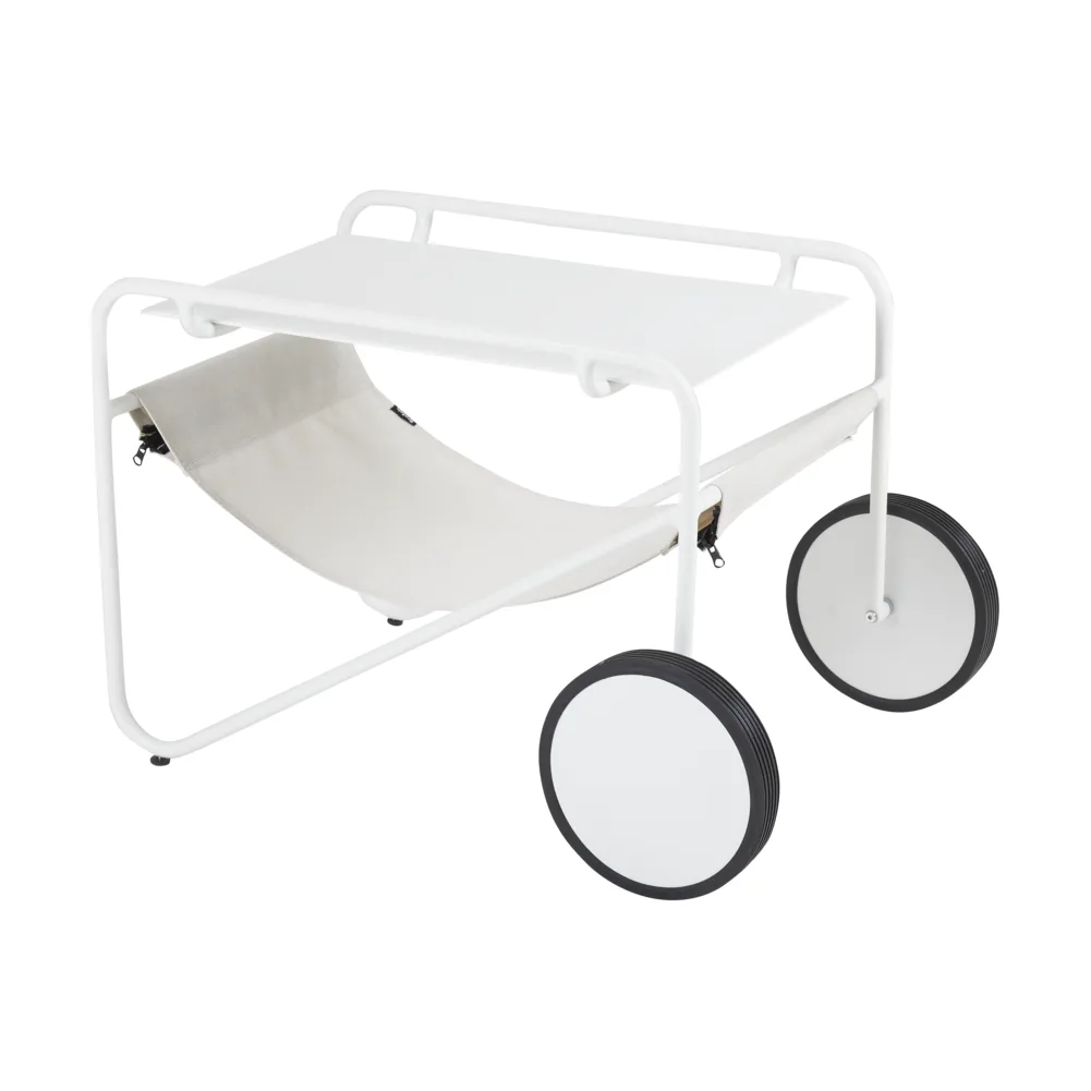 Poul Table sidobord, Vit-off white, 72x44 cm Brafab