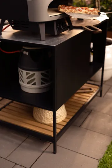 Prep utekök bänkskåp 110x90x70 cm - Svart - Brafab