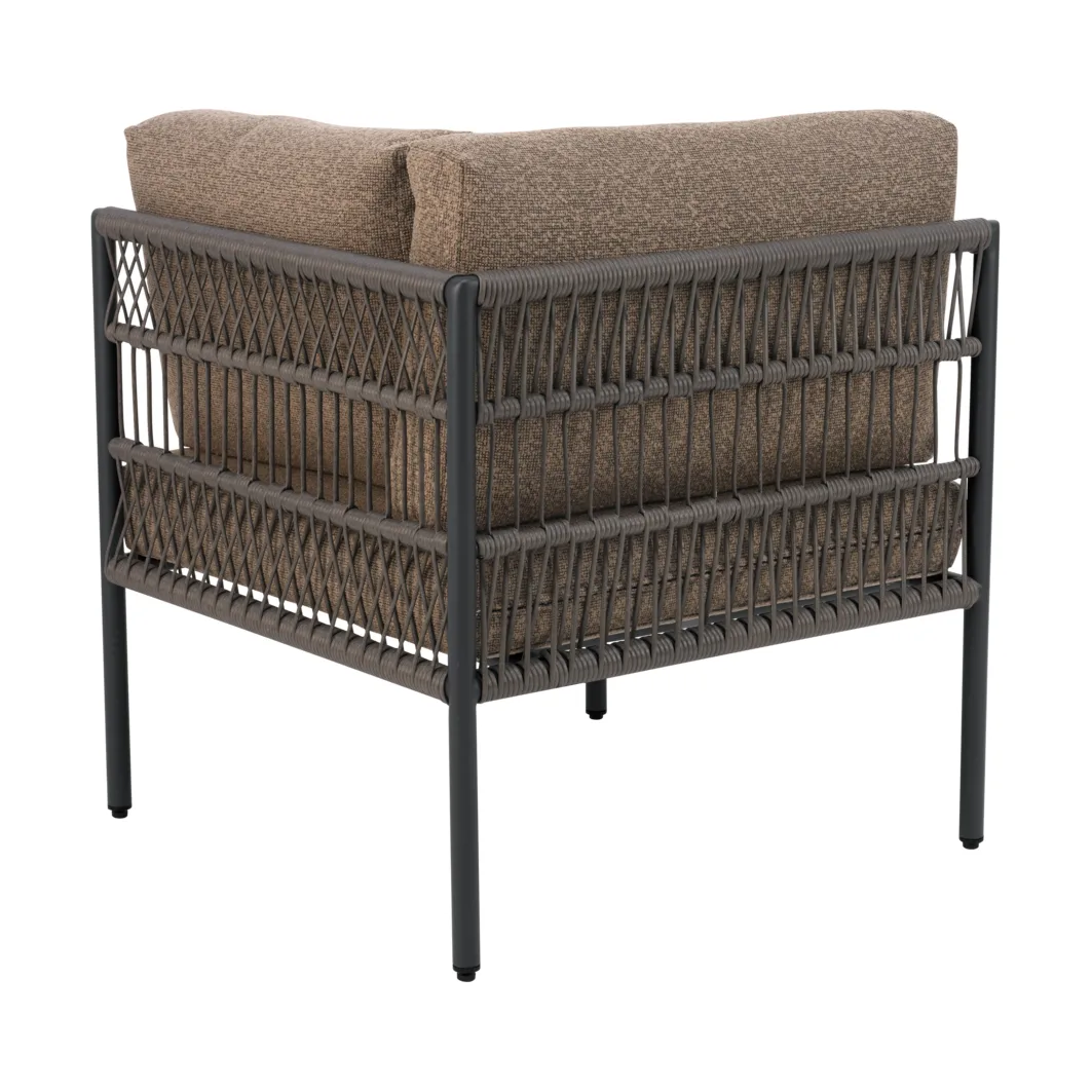 Reno soffmodul, Svart-raw peanut, hörn Brafab