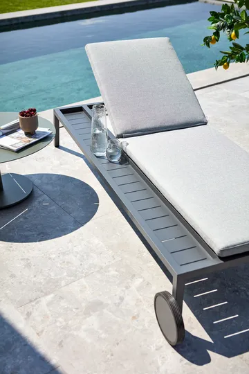 Samvaro vilsäng 218x92 cm - Antracit-pearl grey - Brafab