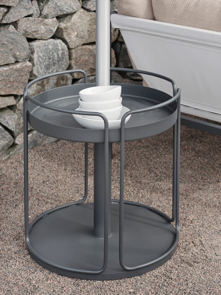 Shady sidobord och parasollfot, Anthracite Brafab