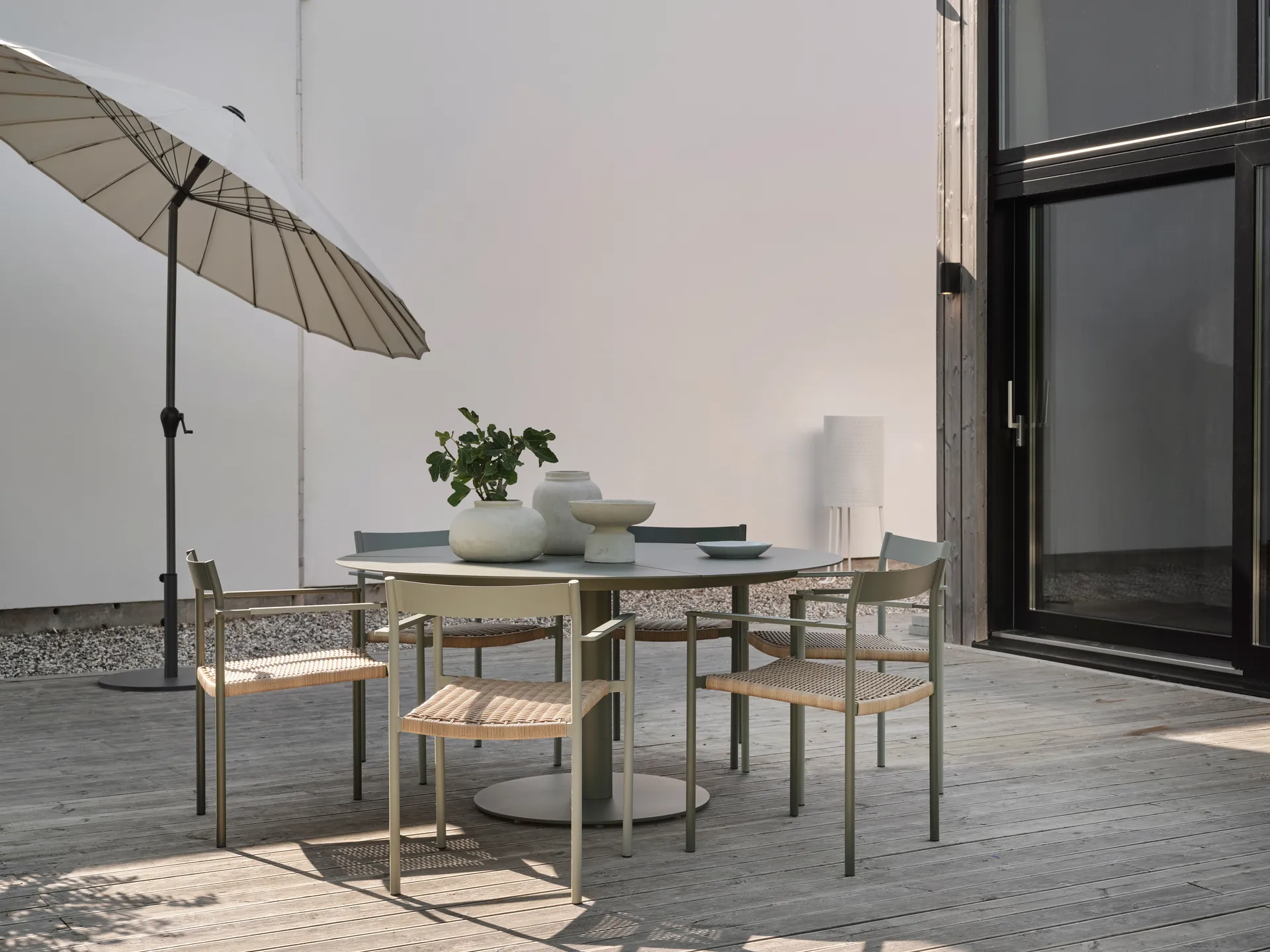 Shanghai parasoll, Röd Brafab