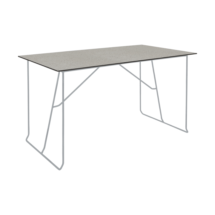 Sinarp Café matbord 70x125 cm beige terrazzo-galvaniserad - undefined - Brafab