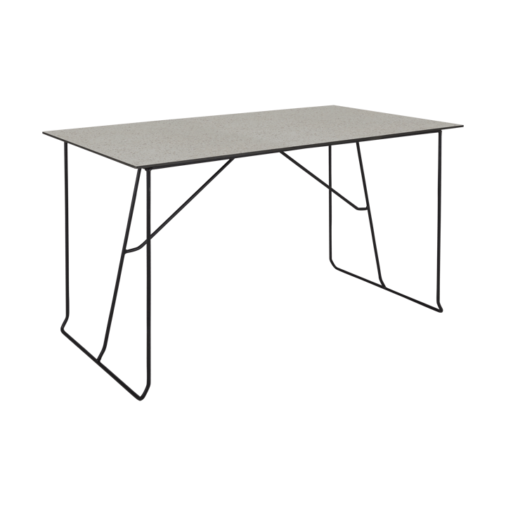 Sinarp Café matbord 70x125 cm beige terrazzo-svart - undefined - Brafab