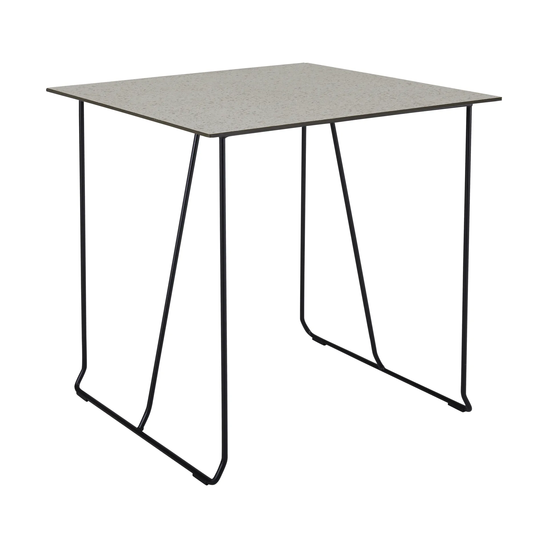 Sinarp Café matbord 70x70 cm beige terrazzo-svart,  Brafab