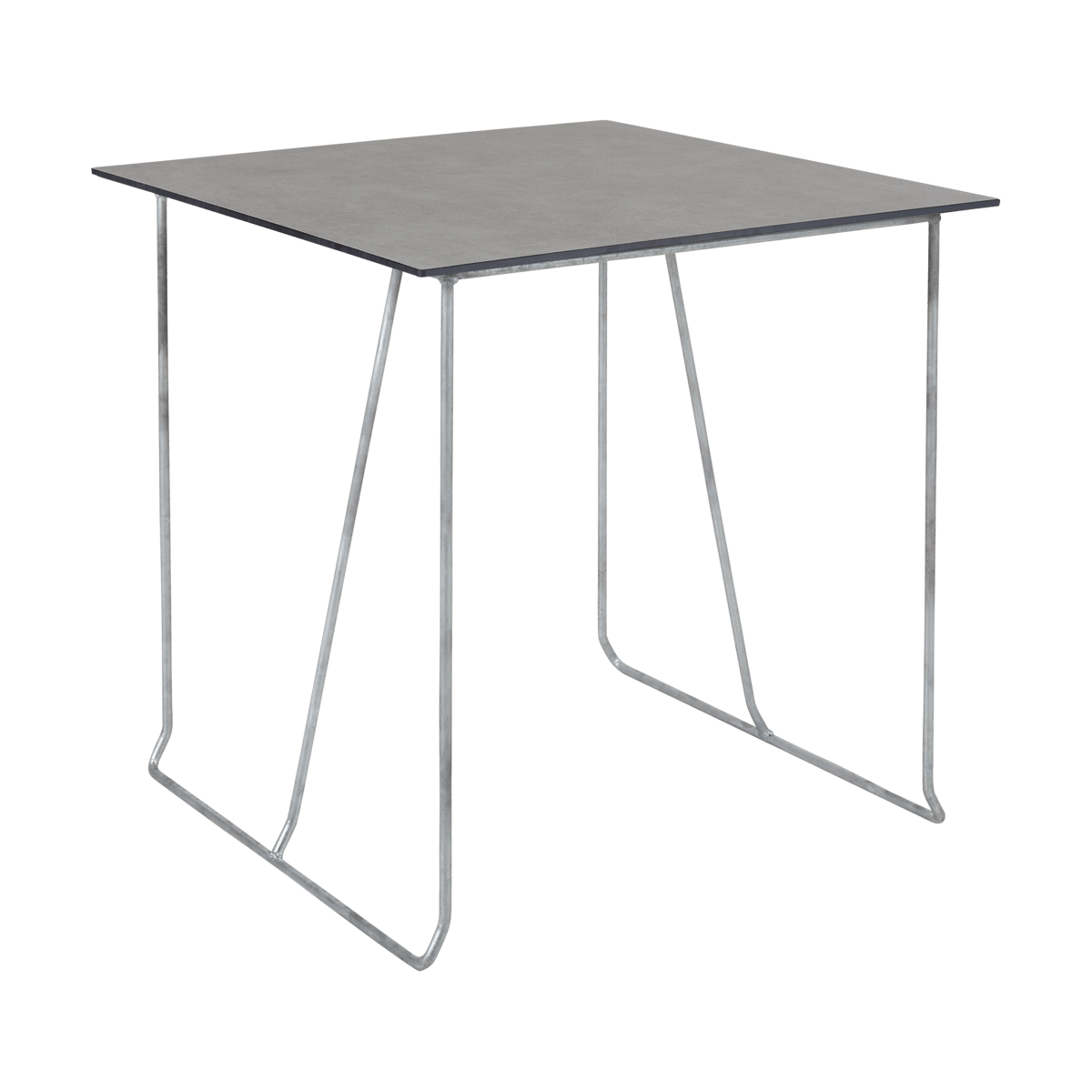 Brafab Sinarp Café matbord 70x70 cm betong-galvaniserad