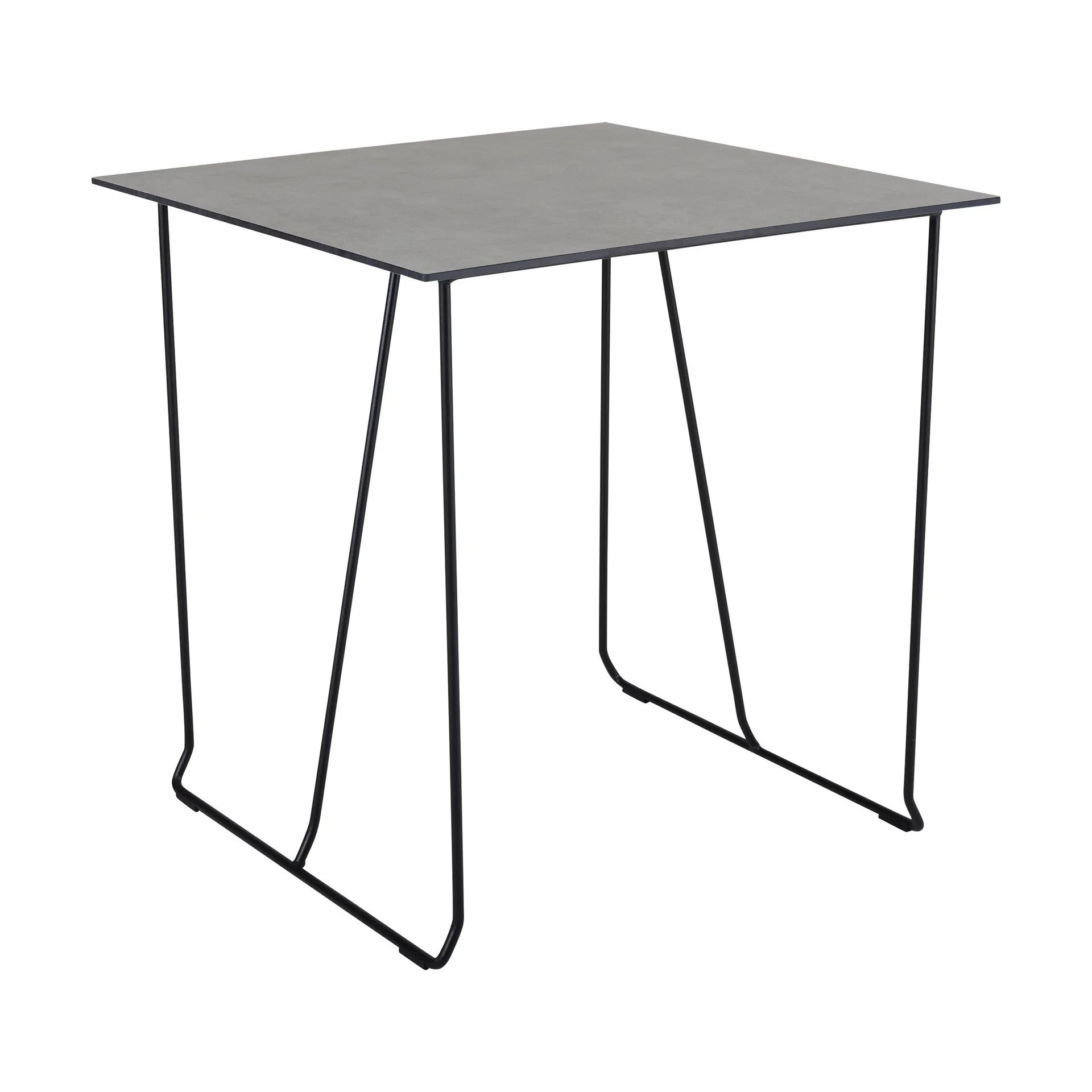 Sinarp Café matbord 70x70 cm betong-svart,  Brafab