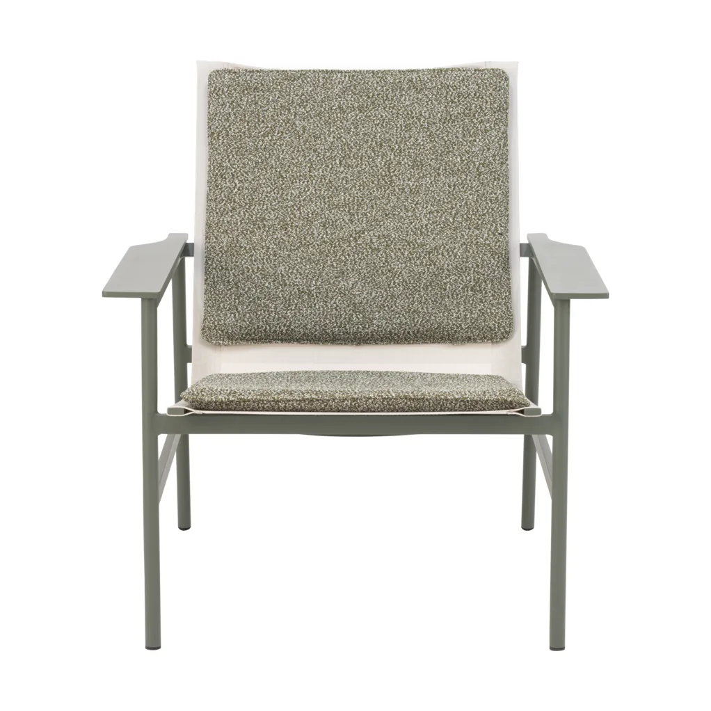 Soro loungefåtölj, Nordic green-teddy verde Brafab