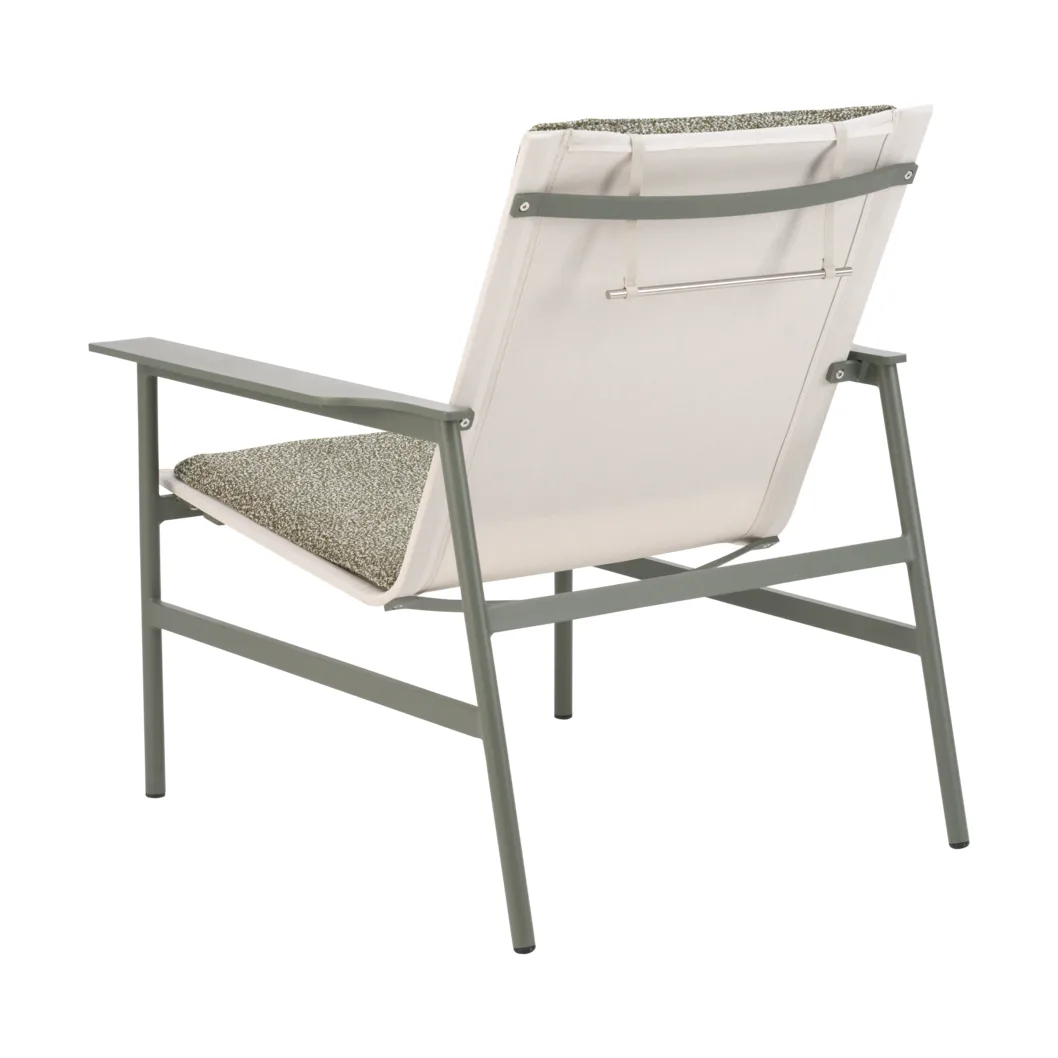 Soro loungefåtölj, Nordic green-teddy verde Brafab