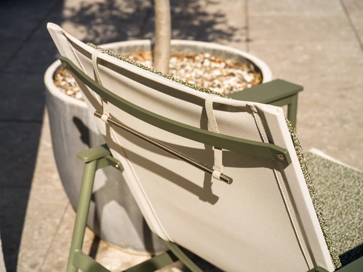 Soro loungefåtölj, Nordic green-teddy verde Brafab