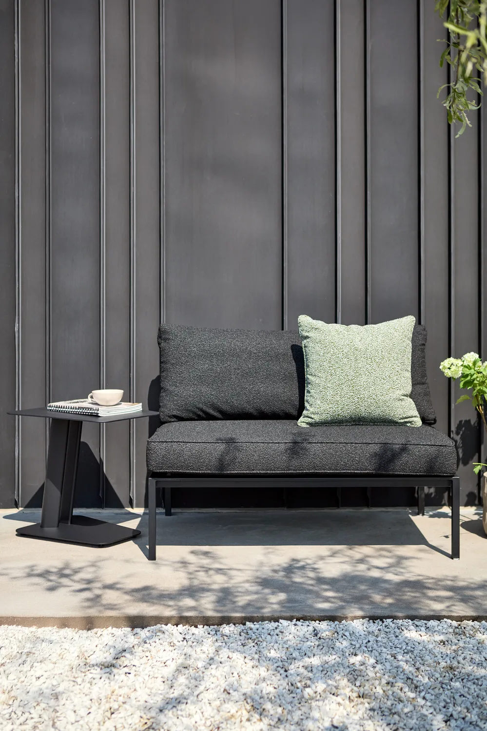 Upper soffmodul, Svart-teddy black, mittdel Brafab