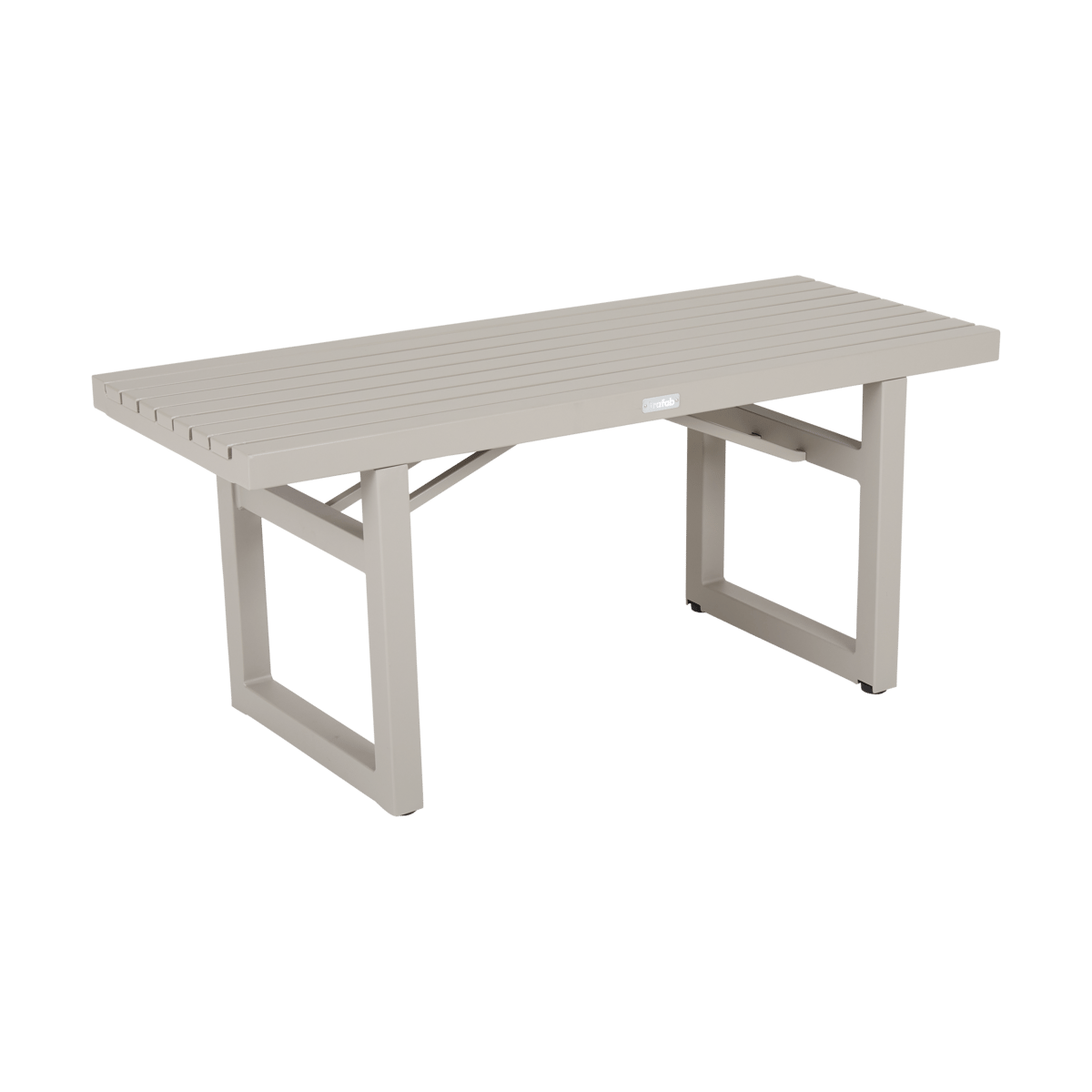 Brafab Vevi bänk Khaki 105 cm | Skandinavisk Design | Trädgårdsbänkar | Beige