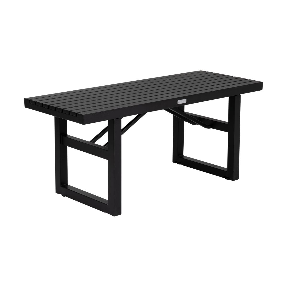 Brafab Vevi bänk Svart 105 cm | Skandinavisk Design | Trädgårdsbänkar | Svart