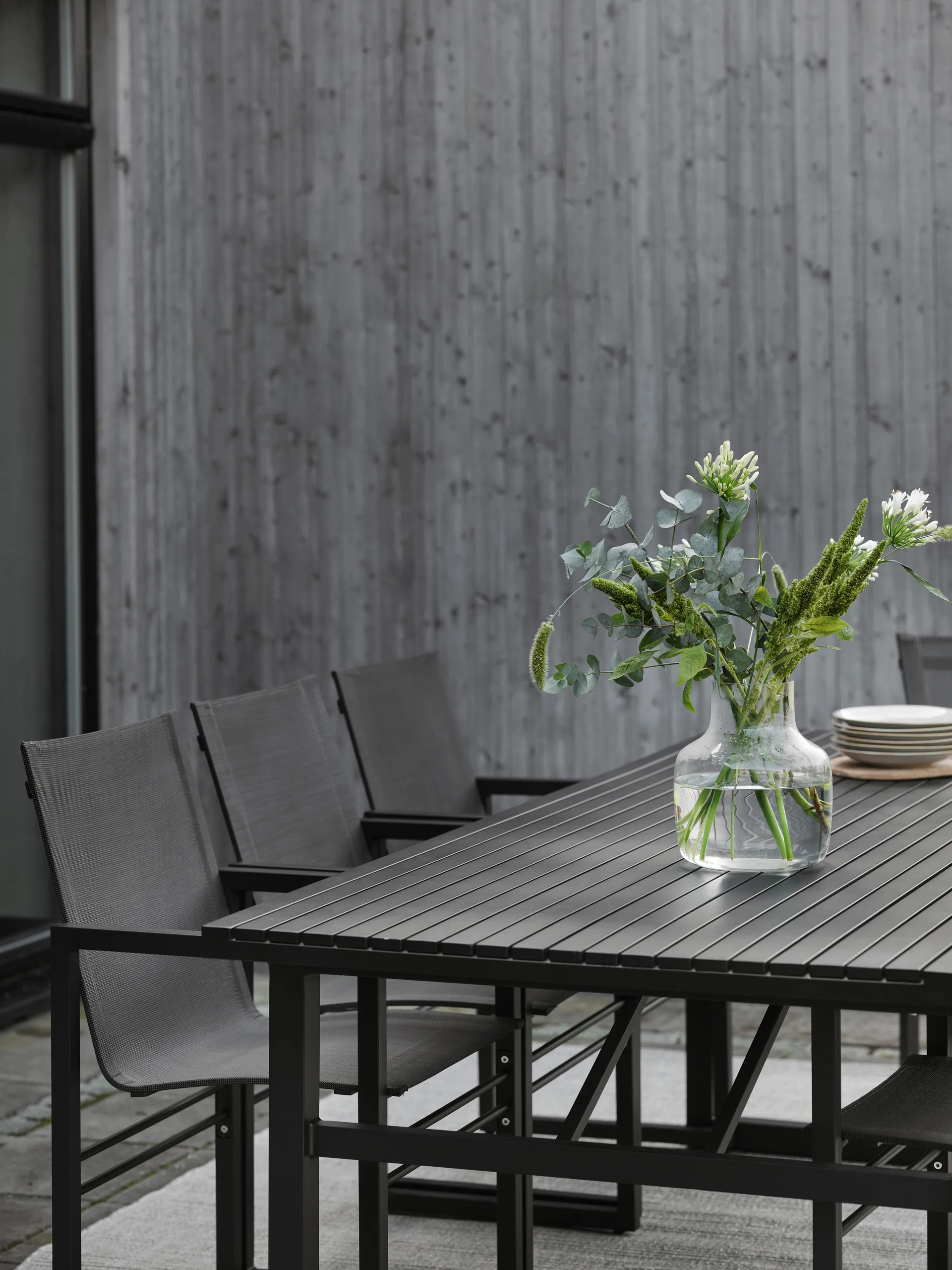 Vevi matbord, Svart 230 cm Brafab