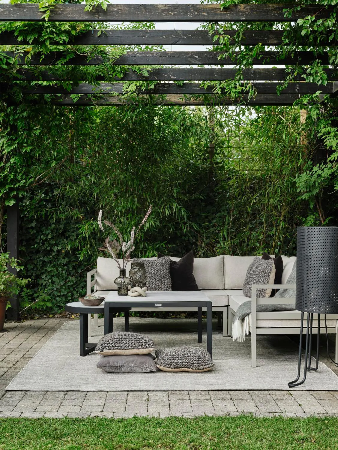 Weldon hörnsoffa, Khaki-sand Brafab