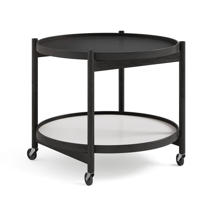 Bølling Tray Table model 60 rullbord - base, svartlackat ekstativ - Brdr. Krüger